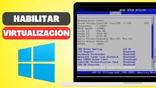 Windows 11 Cómo habilitar la virtualización VTx en BIOS [upl. by Aneroc]