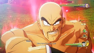 Dragon Ball Z Kakarot  The Z Fighters vs Nappa amp Saibamen Boss Battle Gameplay Full Fight [upl. by Aimit33]