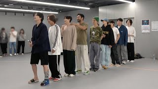 SUPER JUNIOR 18TH ANNIVERSARY 1ts 8lue FAN MEETING 1  Dance Practice Behind [upl. by Wilma917]