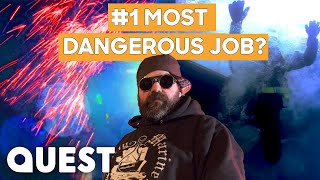 The Most Dangerous Job In The World  Alaskan Steel Man [upl. by Anina114]