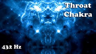 POWERFUL 432 Hz 5 THROAT CHAKRA Activation and Balancing 15 minute meditation [upl. by Denney]