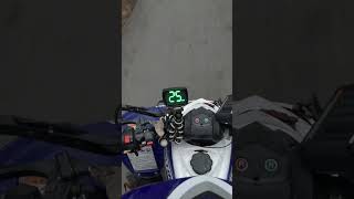 GPS speedometer on the raptor 90 [upl. by Odradlig]