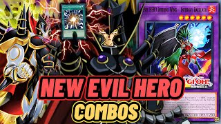 DECK EVIL HERO ❗COMBOS YUGIOH 2024 New Support [upl. by Kin]