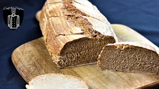 Bauernbrot selber backen  Roggenmischbrot mit Sauerteig [upl. by Audra456]