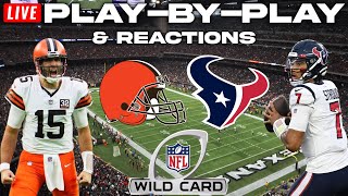 Cleveland Browns vs Houston Texans  Live PlayByPlay amp Reactions [upl. by Tunnell]