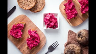 Beetroot dip  healthy snack [upl. by Lasley818]