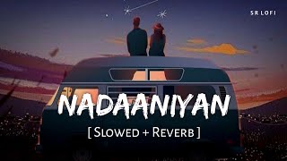 Nadaaniyan Slowed  Reverb  Akshath  SR Lofi [upl. by Gilson]