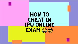 How to cheat in IPU Exam  Wheebox Cheat  Online Exam  IPU Exam  Cheating in Online test  Nyc 😎 [upl. by Yderf]