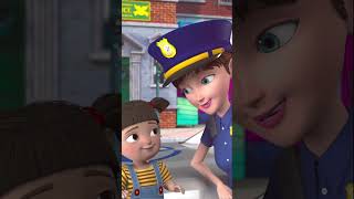 La Voiture de Police 🚓  HeyKids Chansons Pour Enfants  Animaj Kids shorts [upl. by Anelah]