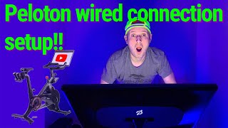 Peloton Wired Connection [upl. by Einwahs]