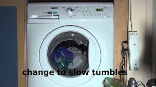 Zanussi Aqua Fall ZWHB7160 Washing Machine  Cotton Eco Standard A 60c Full cycle 3 hours 56 [upl. by Knut813]