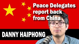 Peace delegates report back from China Danny Haiphong [upl. by Halehs]