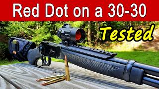 Red Dot on a 3030 Field Tested  Best Deer Hunting Gun [upl. by Hayimas]