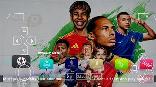 🔵 INSTALLATION efootball 2024 Edition Euro 2024 PPSSPP Pas de Save Data pas de Textures Android [upl. by Ahsekad204]