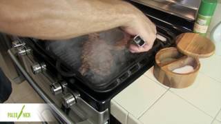 Lime Seared Skirt Steak with Avo Pico  Paleo Cooking with Nick Massie [upl. by Prisilla]