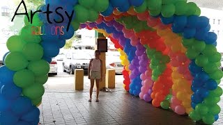 Setting up 6 balloon arches [upl. by Fital]