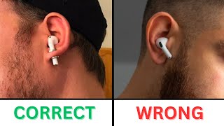 How To Wear Airpods Correctly 5 Simple Steps [upl. by Aman]