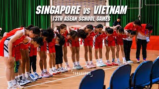 DOUBLE BRONZE FOR SINGAPORE  SINGAPORE vs VIETNAM 13TH ASEAN SCHOOL GAMES 34 PLACING GAME [upl. by Tigirb582]