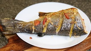 Oven Baked Salmon Mediterranean Style Recipe [upl. by Hanavas]