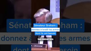 Le sénateur américain Lindsey Graham condamne fermement le retard de la livraison d’armes à Israël [upl. by Emmye]