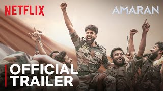 Amaran  Trailer  Sivakarthikeyan Sai Pallavi  Netflix India [upl. by Kcirdnekel540]