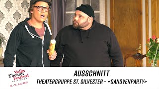 1 VolkstheaterFestival Meiringen 2019  ​Theatergruppe St Silvester  Ausschnitt «Ganovenparty» [upl. by Indyc950]