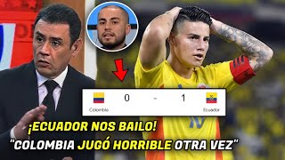 😫DESTROZADOS PERIODISTAS COLOMBIANOS quotEXPLOTANquot tras DERROTA ante ECUADOR 01 [upl. by Ardnac800]