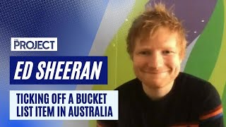 Ed Sheeran Returns To Tour Australia And Is About To Tick Off A Bucket List Item [upl. by Hamann]