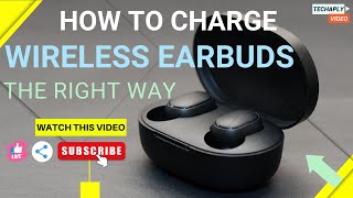 How To Charge Earbuds [upl. by Aramaj122]