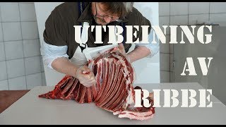 Deboning venison ribs [upl. by Akila]