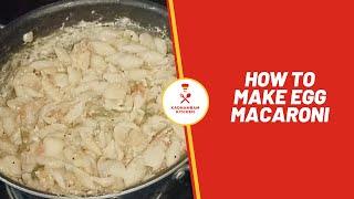 How to make Egg Macaroni  Recipe in Tamil  Savorit Pasta [upl. by Giffer771]