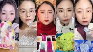 Asmr  Ice Eating Asmr  Hard Ice Eating  Thin ice Asmr  MUKBANG 💨 [upl. by Rika]