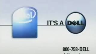 Logo Animation  Intel® Celeron™ Inside Dell Commercial 20052006 [upl. by Sedlik]