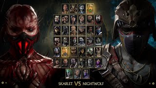 MK11 Skarlet VS Nightwolf [upl. by Anehs427]