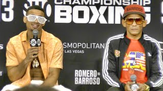 Romero vs Barroso FINAL press conference [upl. by Conley]