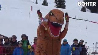 Dinosaur Skiing Over Water [upl. by Diane318]