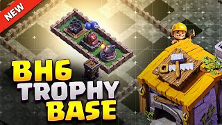 New BEST BH6 BASE of 2024 Stage 12 ⚒️ INSANE Builder Hall 6 Base Link  Proof Replays [upl. by Allsopp]