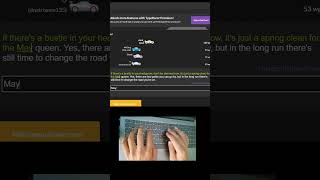 154 WPM Typeracer typeracer fasttyping speedtyping typist typing [upl. by Delija]