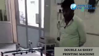 DOUBLE A4 SHEET PRINTING MACHINE [upl. by Hsaniva375]