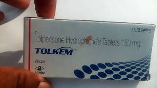 TOLKEM TAB RxTolperisone hydrochloride 150  used for fibromyalgia disease [upl. by Anailuj]