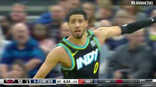 Career Game 257 Tyrese Haliburton Highlights vs MIA 04072024 [upl. by Redmer]