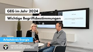 GEG im Jahr 2024 Wichtige Begriffsbestimmungen [upl. by Pyne]