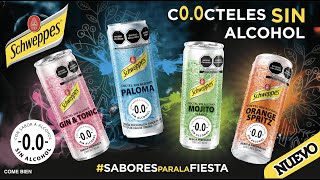 C00cteles sin alcohol  Schweppes 00 [upl. by Jezrdna644]