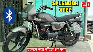 New 2024 Model Hero Splendor Plus Xtec 20 Review✌️Price  mileage  feature  splendor xtec 20 [upl. by Anitsahs]