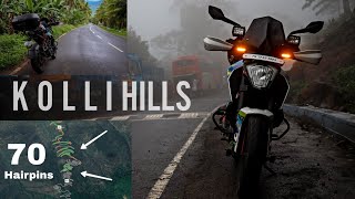 Chennai To Kolli Hills In Duke 250  Dangerous 74 Hairpin Bends  Tamil Vlog  Enowaytion Plus [upl. by Nifled]