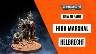 How to Paint High Marshal Helbrecht Black Templars [upl. by Calley]