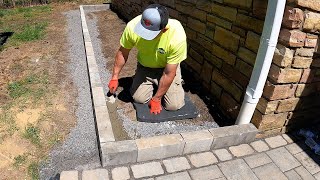 How to install paver edge stone [upl. by Botzow209]