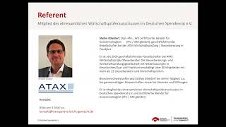 Webinarquot Fit in 10 SchrittenSteuererklärung mit dem Formular Gem1quot  Haus des Stiftens gGmbH [upl. by Essirahc]