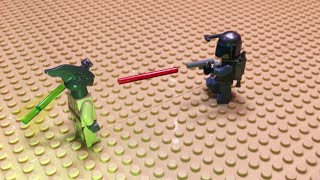 LEGO Star Wars Coleman Trebor vs Jango Fett [upl. by Marietta106]