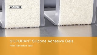 SILPURAN® Silicone Adhesive Gels  Peel Adhesion Test [upl. by Ubana]